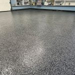 Epoxy flake garage floor